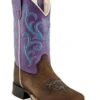 Old West Toddler Girls' Western Boots - Square Toe