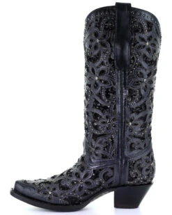 Corral Women's Inlay Embroidery Western Boots - Snip Toe -Western Shoe Store 2000315365 001 P3