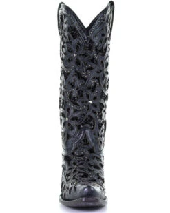 Corral Women's Inlay Embroidery Western Boots - Snip Toe -Western Shoe Store 2000315365 001 P5