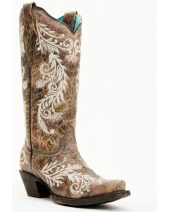Corral Women's Glow Embroidered Western Boots - Snip Toe
