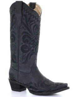 Circle G Women's Filigree Western Boots - Snip Toe