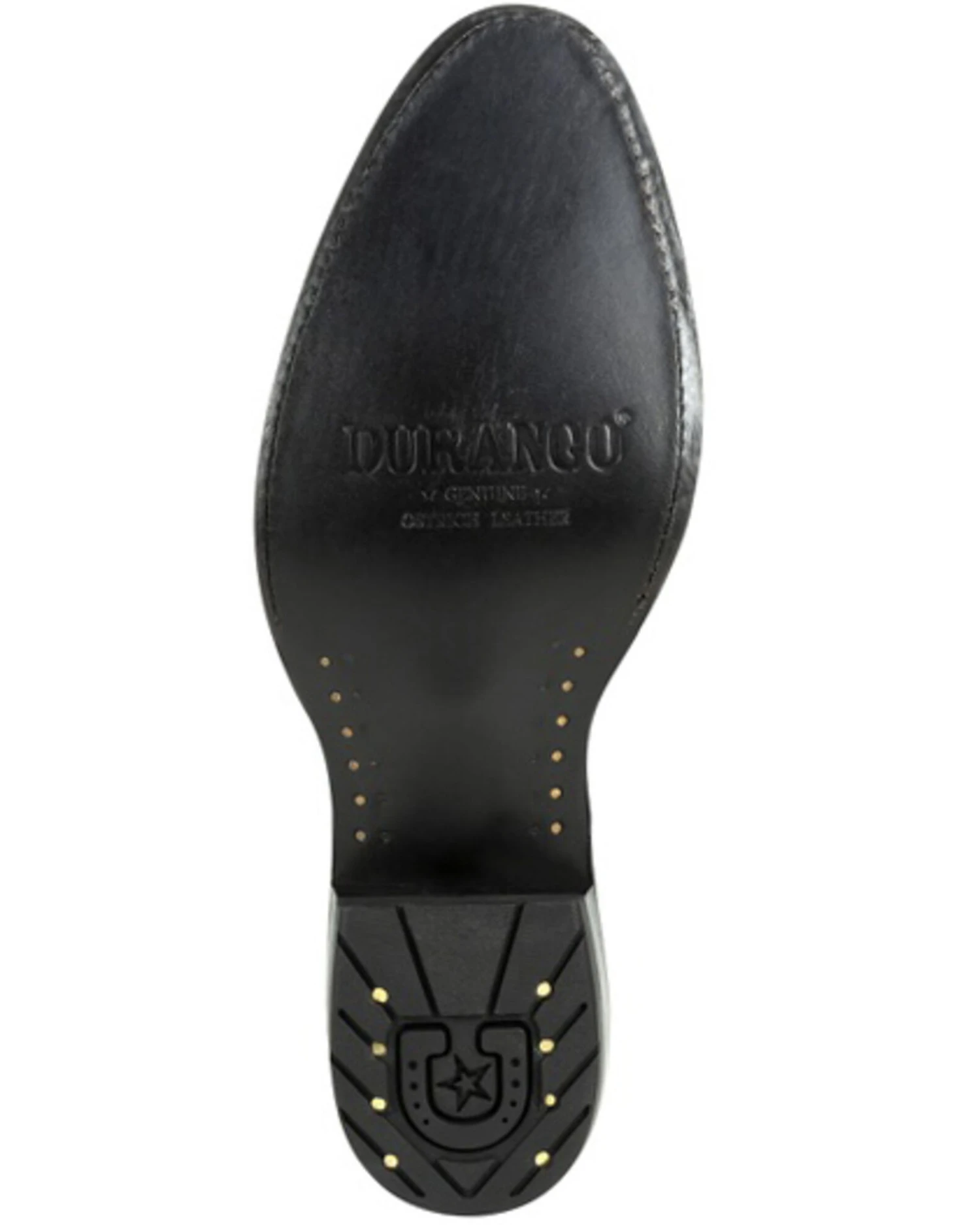 Durango Men's Black Full-Quill Ostrich Western Boots - Round Toe 7 Durango Men's Black Full-Quill Ostrich Western Boots - Round Toe - Image 7