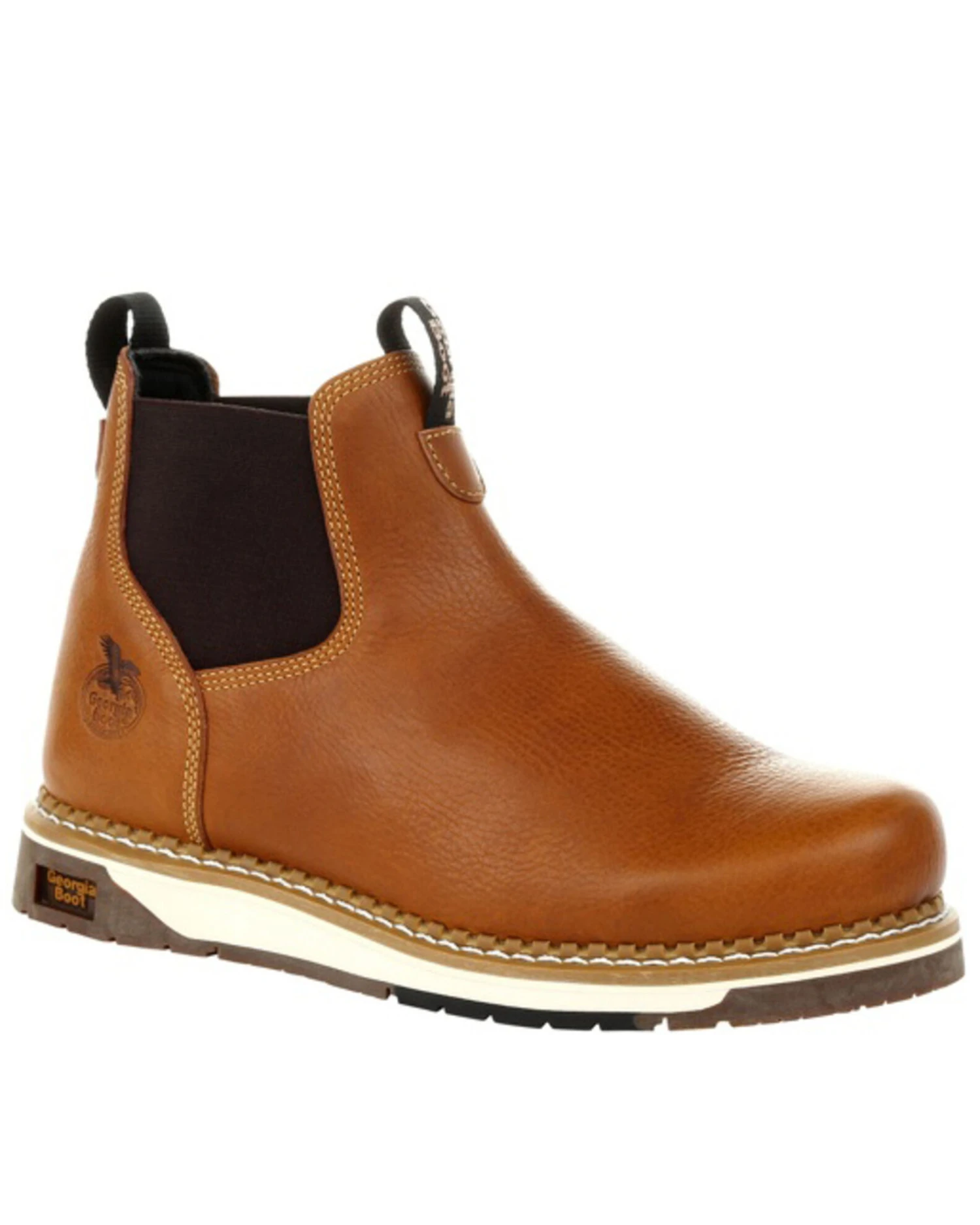 Georgia Boot Men's AMP LT Wedge Chelsea Work Boots - Soft Toe 1 Georgia Boot Men's AMP LT Wedge Chelsea Work Boots - Soft Toe