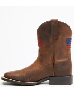 Ariat Boys' American Pride Western Boots - Square Toe 9 Ariat Boys' American Pride Western Boots - Square Toe -Western Shoe Store 2000320900 200 P3