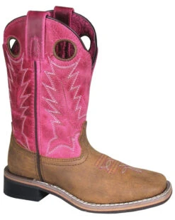 Western Shoe Store 5 Smoky Mountain Girls' Tracie Western Boots - Square Toe