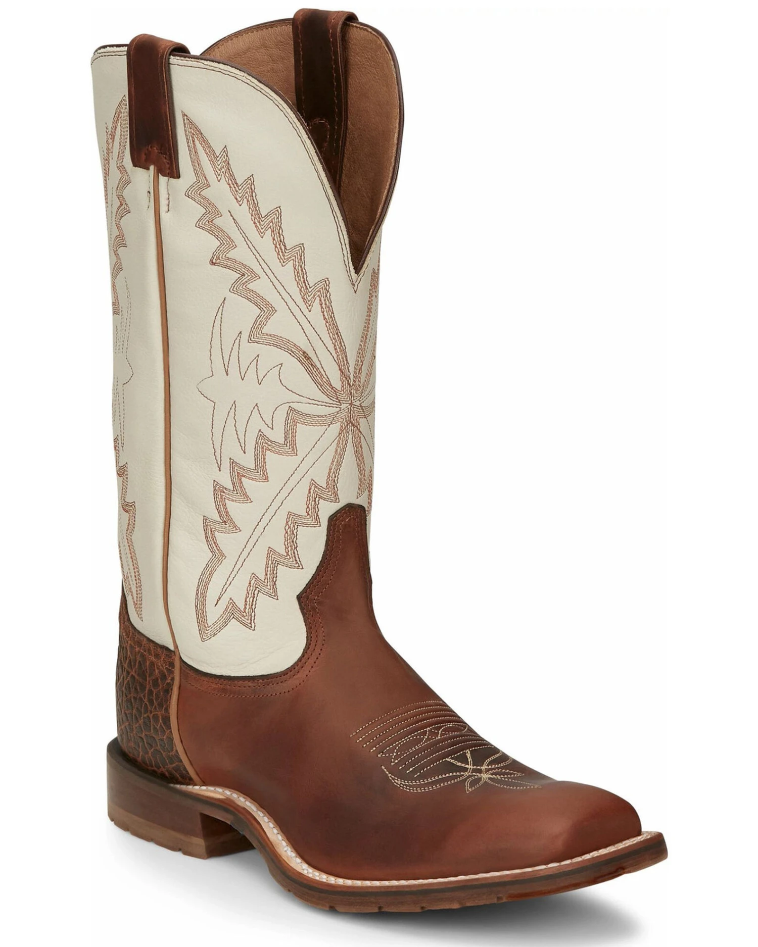 Tony Lama Men's Antonio Brown Western Boots - Broad Square Toe 1 Tony Lama Men's Antonio Brown Western Boots - Broad Square Toe