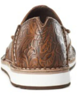 Ariat Women's Floral Embossed Cruiser Shoes - Moc Toe -Western Shoe Store 2000331068 200 P3