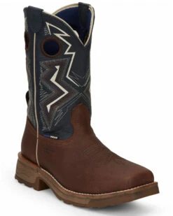 Tony Lama Men's Force Waterproof Western Work Boots - Composite Toe