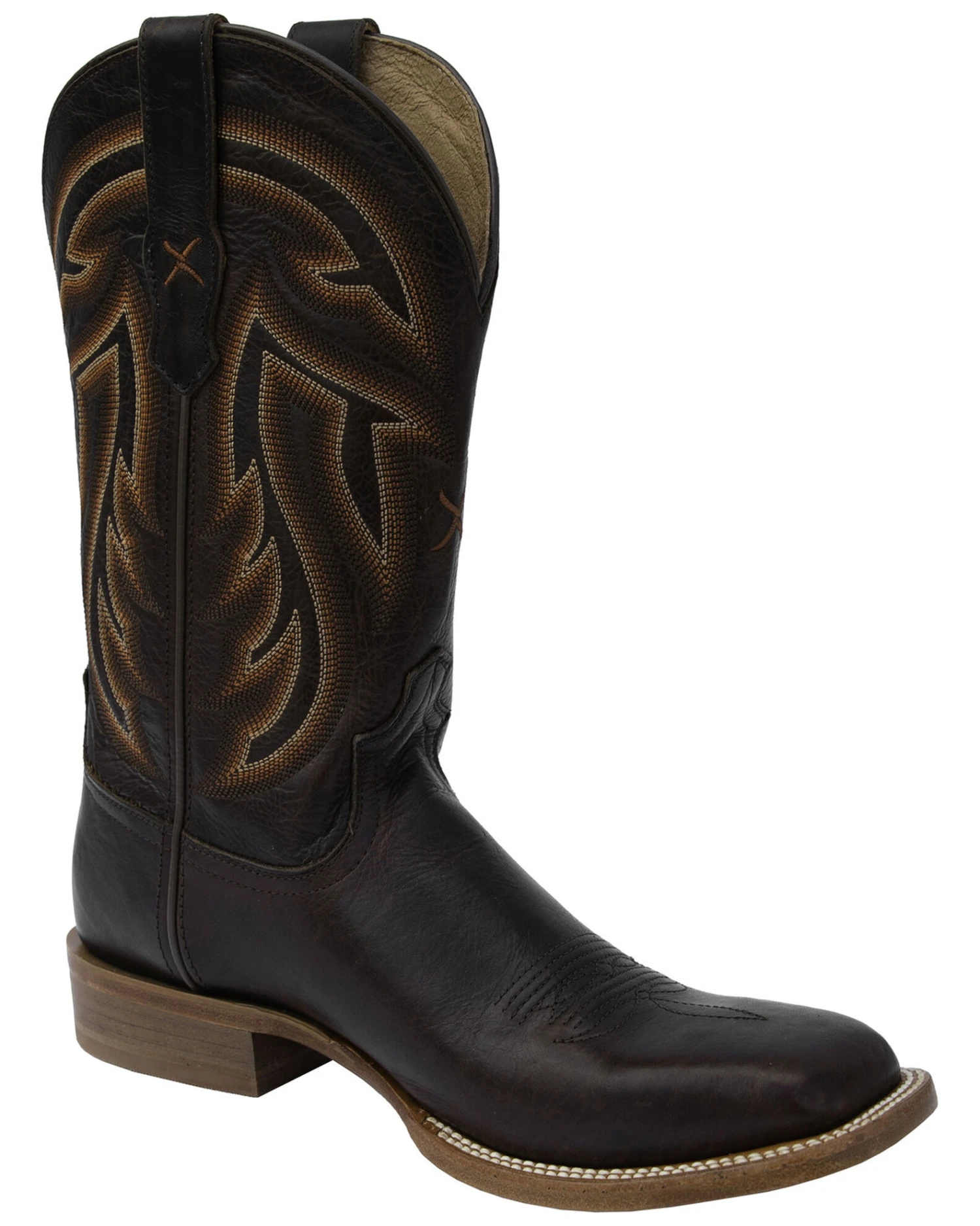Twisted X Men's Rancher Western Boots - Broad Square Toe 1 Twisted X Men's Rancher Western Boots - Broad Square Toe