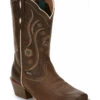 Justin Women's Jesse Brown Western Boots - Square Toe