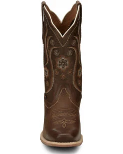Justin Women's Jesse Brown Western Boots - Square Toe -Western Shoe Store 2000335066 200 P5