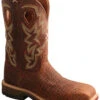 Twisted X Men's Tan Western Work Boots - Soft Toe