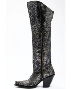 Dan Post Women's Black Snake Print Western Boots - Snip Toe 10 Dan Post Women's Black Snake Print Western Boots - Snip Toe -Western Shoe Store 2000340406 040 P4