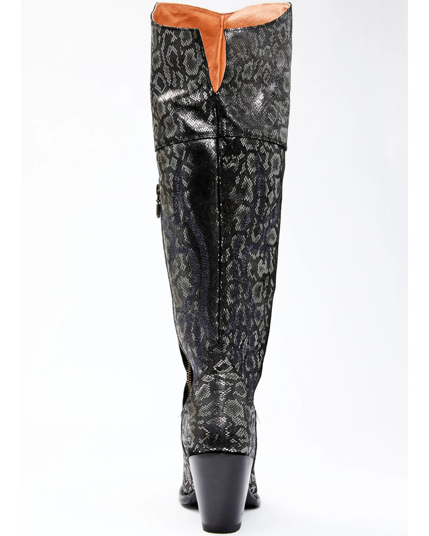 Dan Post Women's Black Snake Print Western Boots - Snip Toe 5 Dan Post Women's Black Snake Print Western Boots - Snip Toe - Image 5