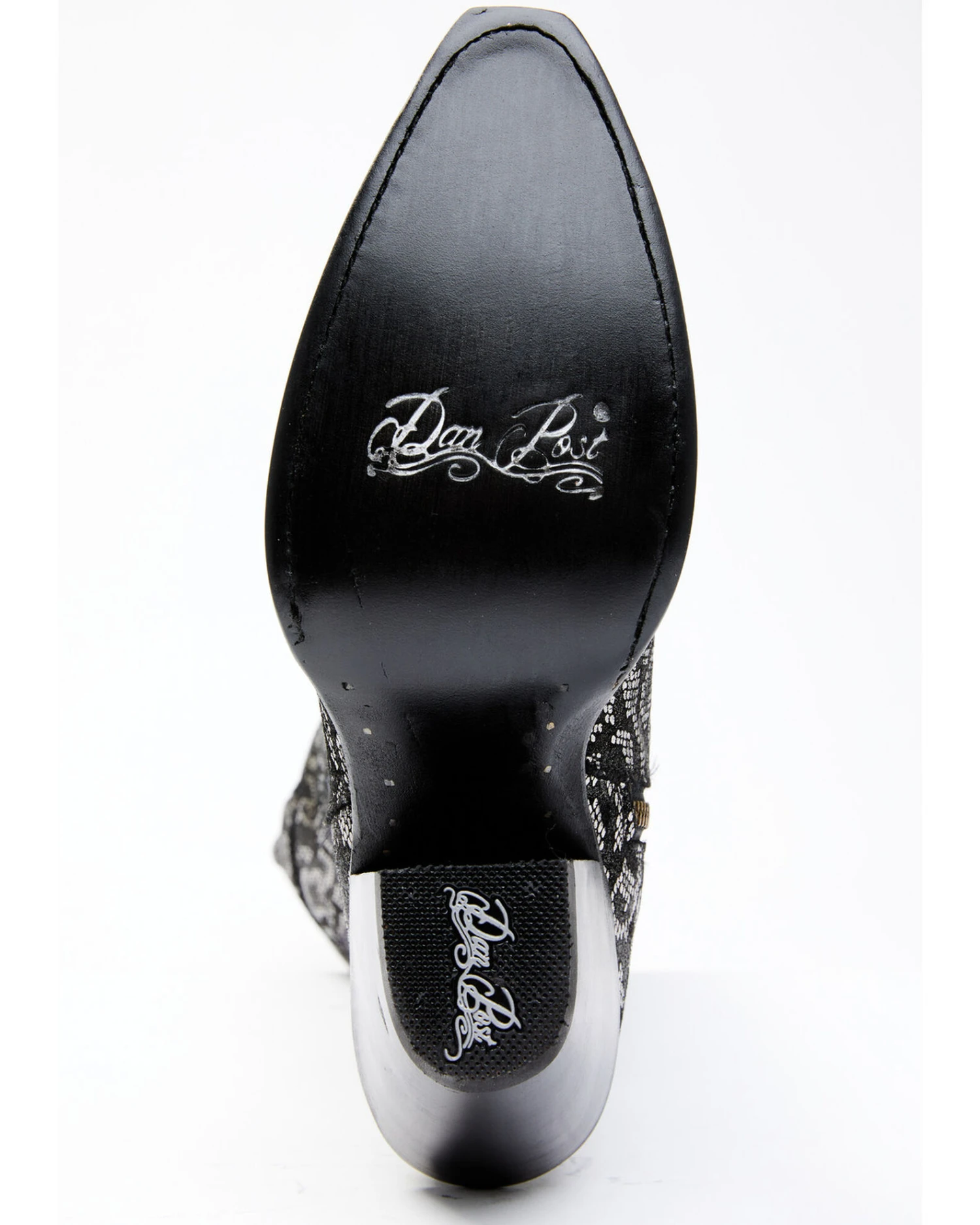 Dan Post Women's Black Snake Print Western Boots - Snip Toe 7 Dan Post Women's Black Snake Print Western Boots - Snip Toe - Image 7