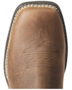 Ariat Women's Distressed Brown Anthem Shortie II H20 Full-Grain Western Boot - Square Toe  -Western Shoe Store 2000341139 200 P4