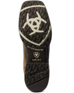 Ariat Women's Distressed Brown Anthem Shortie II H20 Full-Grain Western Boot - Square Toe  -Western Shoe Store 2000341139 200 P5