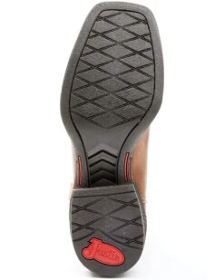 Justin Men's Dusky Brown Canter Cowhide Leather Western Boots - Broad Square Toe  -Western Shoe Store 2000341632 200 P7