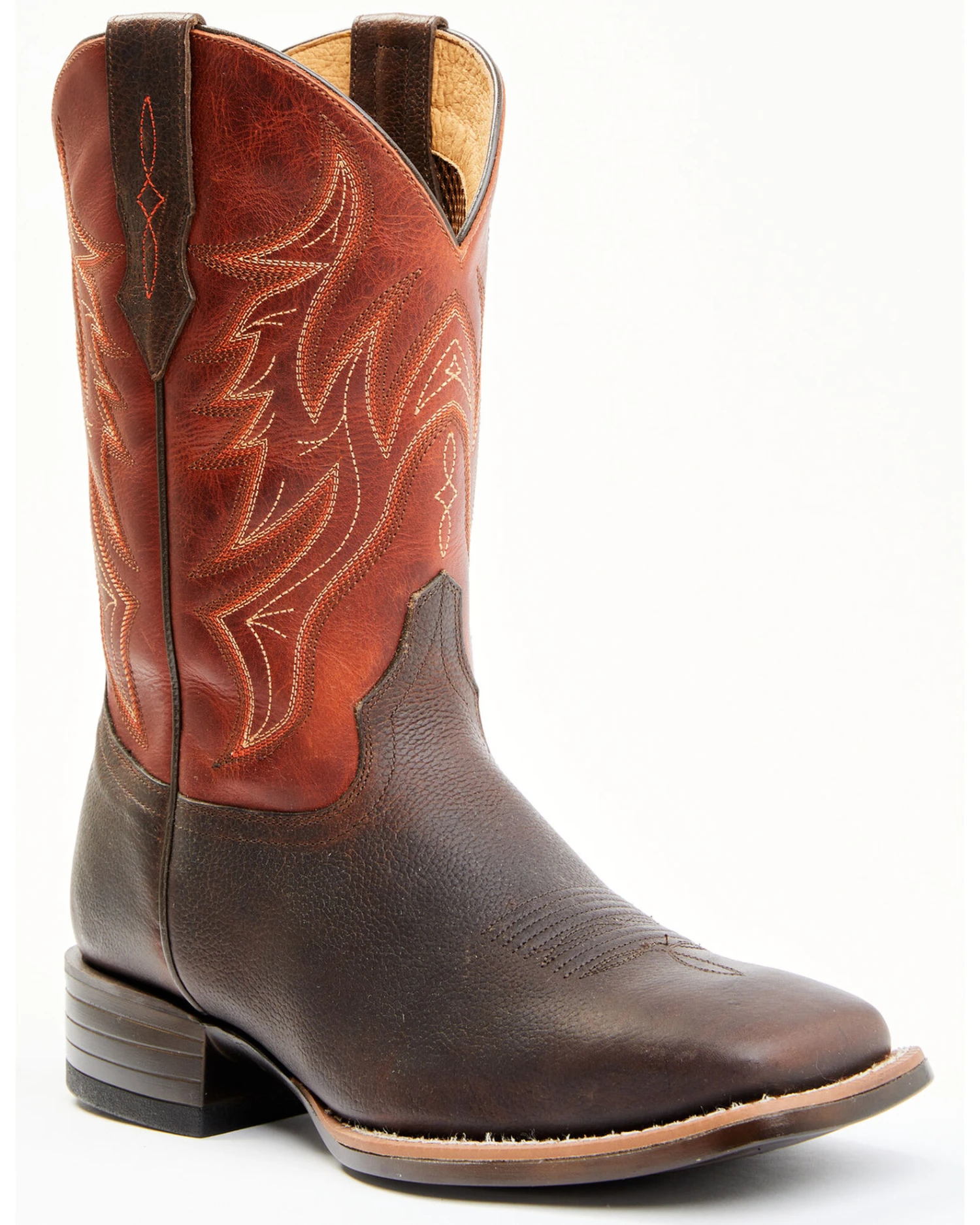 Cody James Men's Orange Hoverfly Performance Western Boots - Broad Square Toe 1 Cody James Men's Orange Hoverfly Performance Western Boots - Broad Square Toe