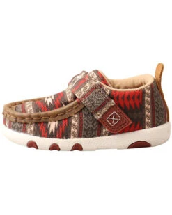 Twisted X Infant Hooey Southwestern Print Driving Shoes - Moc Toe -Western Shoe Store 2000343953 600 P3