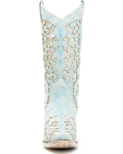 Corral Women's Glitter Inlay Western Boots - Snip Toe -Western Shoe Store 2000348271 450 P4