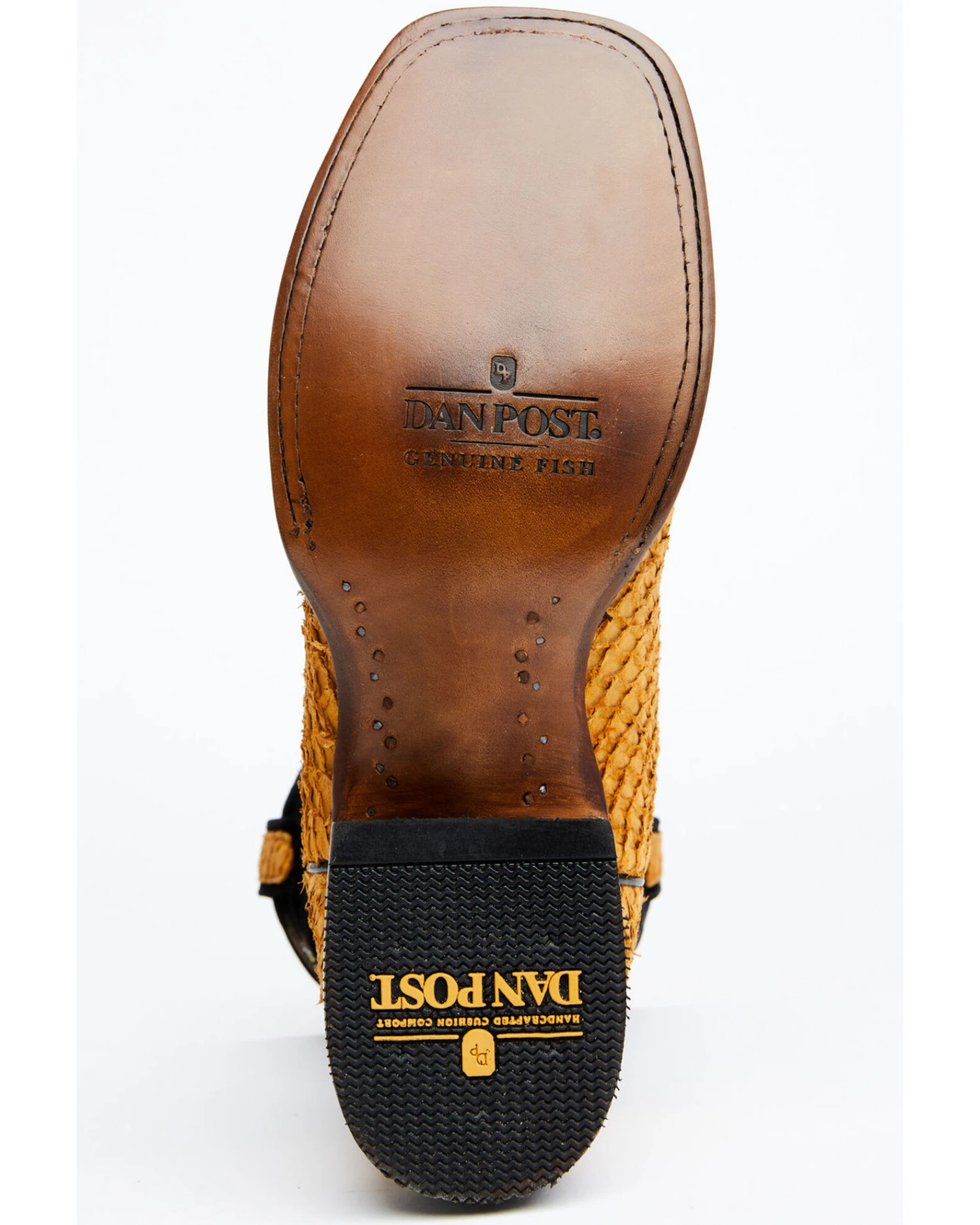 Dan Post Men's Exotic Sea Bass Skin Western Boots - Broad Square Toe 7 Dan Post Men's Exotic Sea Bass Skin Western Boots - Broad Square Toe - Image 7