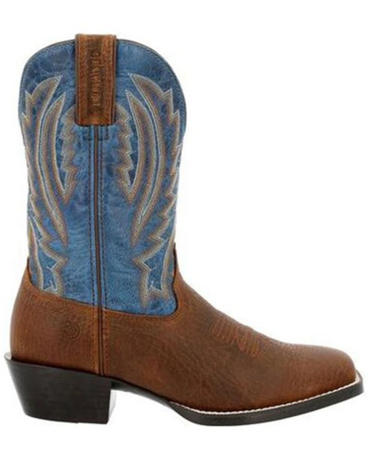 Durango Men's Westward Denim Western Performance Boots - Broad Square Toe 2 Durango Men's Westward Denim Western Performance Boots - Broad Square Toe - Image 2