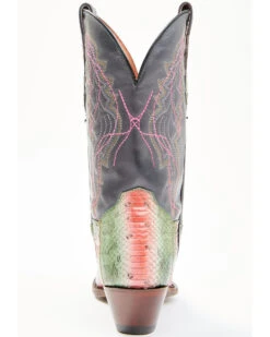 Dan Post Women's Exotic Watersnake Skin Western Boots - Square Toe -Western Shoe Store 2000352667 300 P5