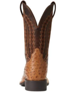 Ariat Men's Ostrich Quill Quantum Primo Exotic Western Boot - Broad Square Toe  -Western Shoe Store 2000356428 200 P3