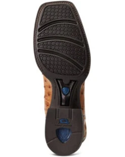 Ariat Men's Ostrich Quill Quantum Primo Exotic Western Boot - Broad Square Toe  -Western Shoe Store 2000356428 200 P5