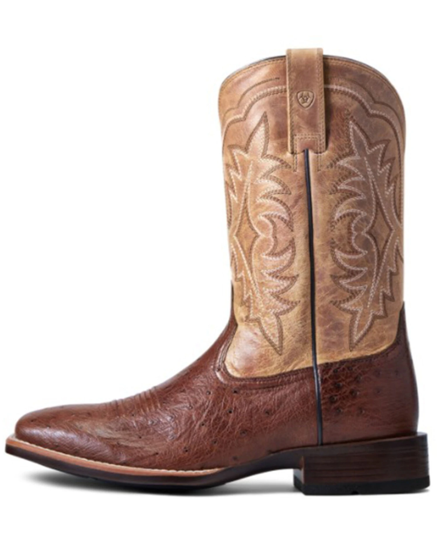 Ariat Men's Smooth Quill Ostrich Night Life Ultra Exotic Western Boot - Broad Square Toe 2 Ariat Men's Smooth Quill Ostrich Night Life Ultra Exotic Western Boot - Broad Square Toe - Image 2