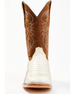 Cody James Men's Bone Python Exotic Western Boot - Broad Square Toe -Western Shoe Store 2000356761 200 P4