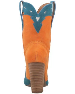 Dingo Women's Spicy Underlay Suede Leather Western Booties - Pointed Toe  -Western Shoe Store 2000356788 800 P5