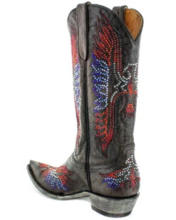 Old Gringo Women's Eagle Crystals Western Boots - Snip Toe 7 Old Gringo Women's Eagle Crystals Western Boots - Snip Toe -Western Shoe Store 2000356902 942 P4