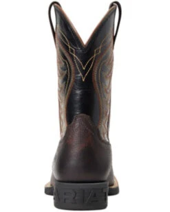 Ariat Boys' Amos Hand-Stained Western Boot - Broad Square Toe  -Western Shoe Store 2000357340 200 P3