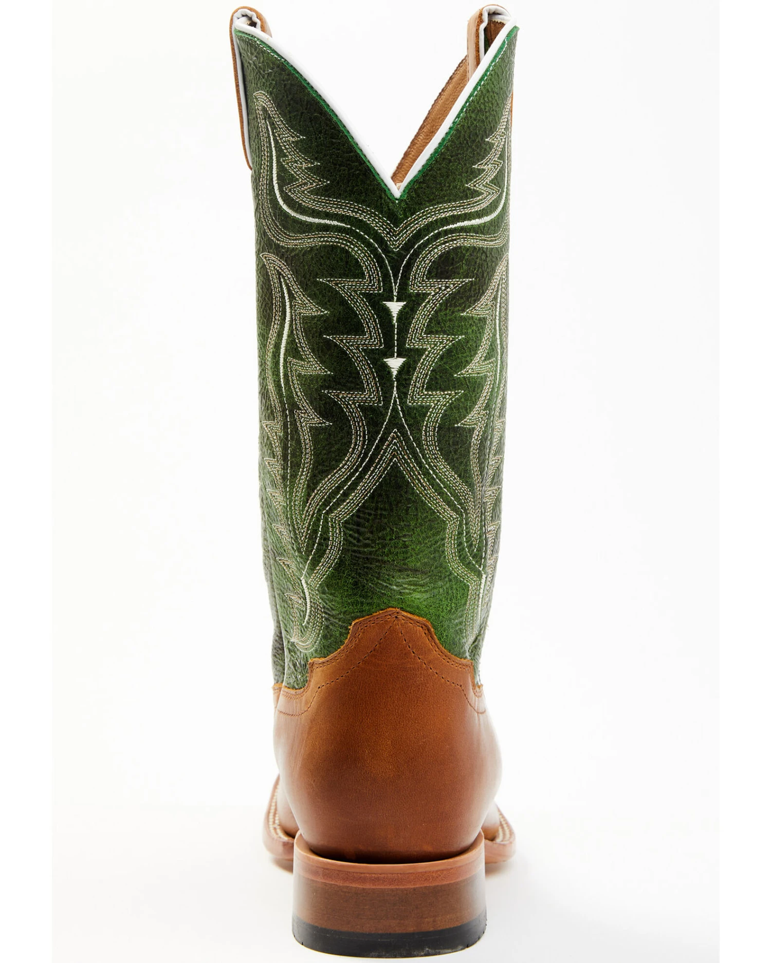 Cody James Men's Peridot Green Leather Western Boots - Broad Square Toe 5 Cody James Men's Peridot Green Leather Western Boots - Broad Square Toe - Image 5