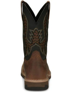 Justin Men's Stampede Bolt Pull On Western Work Boots - Nano Composite Toe  -Western Shoe Store 2000359245 200 P5