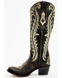 Corral Women's Studded Overlay Western Boots - Round Toe -Western Shoe Store 2000360110 001 P3