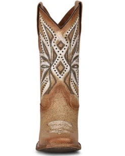 Corral Girls' Straw Embroidery Western Boots - Square Toe -Western Shoe Store 2000361091 280 P3