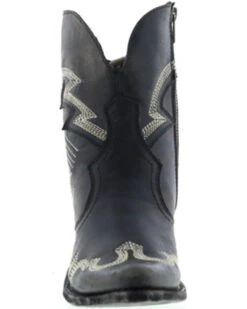 Liberty Black Women's Side Bug & Wrinkle Mosel Short Western Boots - Pointed Toe -Western Shoe Store 2000362996 001 P4
