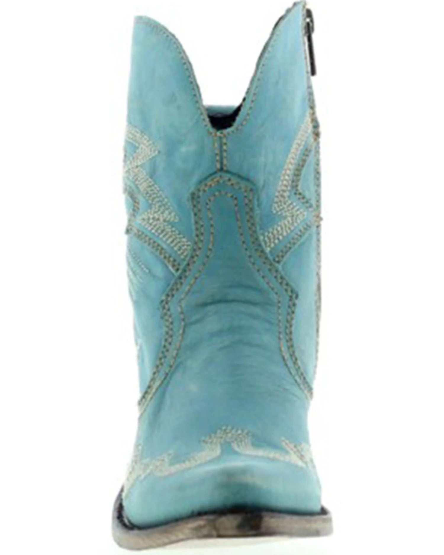 Liberty Black Women's Side Bug & Wrinkle Fontana Crack Short Western Boots - Pointed Toe 4 Liberty Black Women's Side Bug & Wrinkle Fontana Crack Short Western Boots - Pointed Toe - Image 4