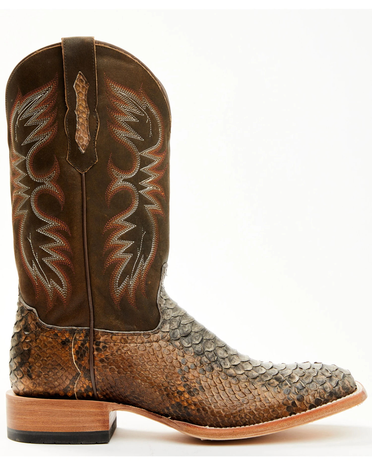 Cody James Men's Python Exotic Western Boots - Broad Square Toe 2 Cody James Men's Python Exotic Western Boots - Broad Square Toe - Image 2