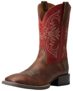 Ariat Men's Sport Pardner Performance Western Performance Boots - Broad Square Toe 