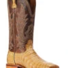 Ariat Men's Gunslinger Caiman Belly Exotic Western Boots - Broad Square Toe 