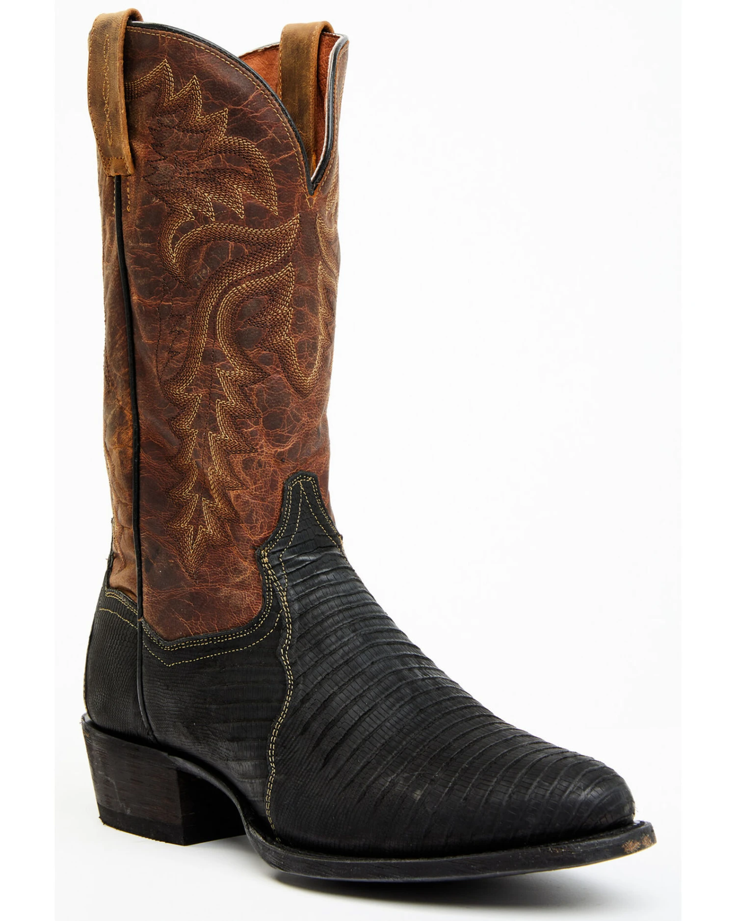 Dan Post Men's Winston Exotic Teju Lizard Western Boots - Medium Toe 1 Dan Post Men's Winston Exotic Teju Lizard Western Boots - Medium Toe