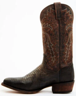 Dan Post Men's Exotic Teju Lizard Leather Tall Western Boots - Round Toe -Western Shoe Store 2000371050 201 P3