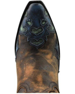 Dan Post Women's Humming Bird Heart And Floral Inlay Western Boots - Snip Toe 12 Dan Post Women's Humming Bird Heart And Floral Inlay Western Boots - Snip Toe -Western Shoe Store 2000371091 800 P6