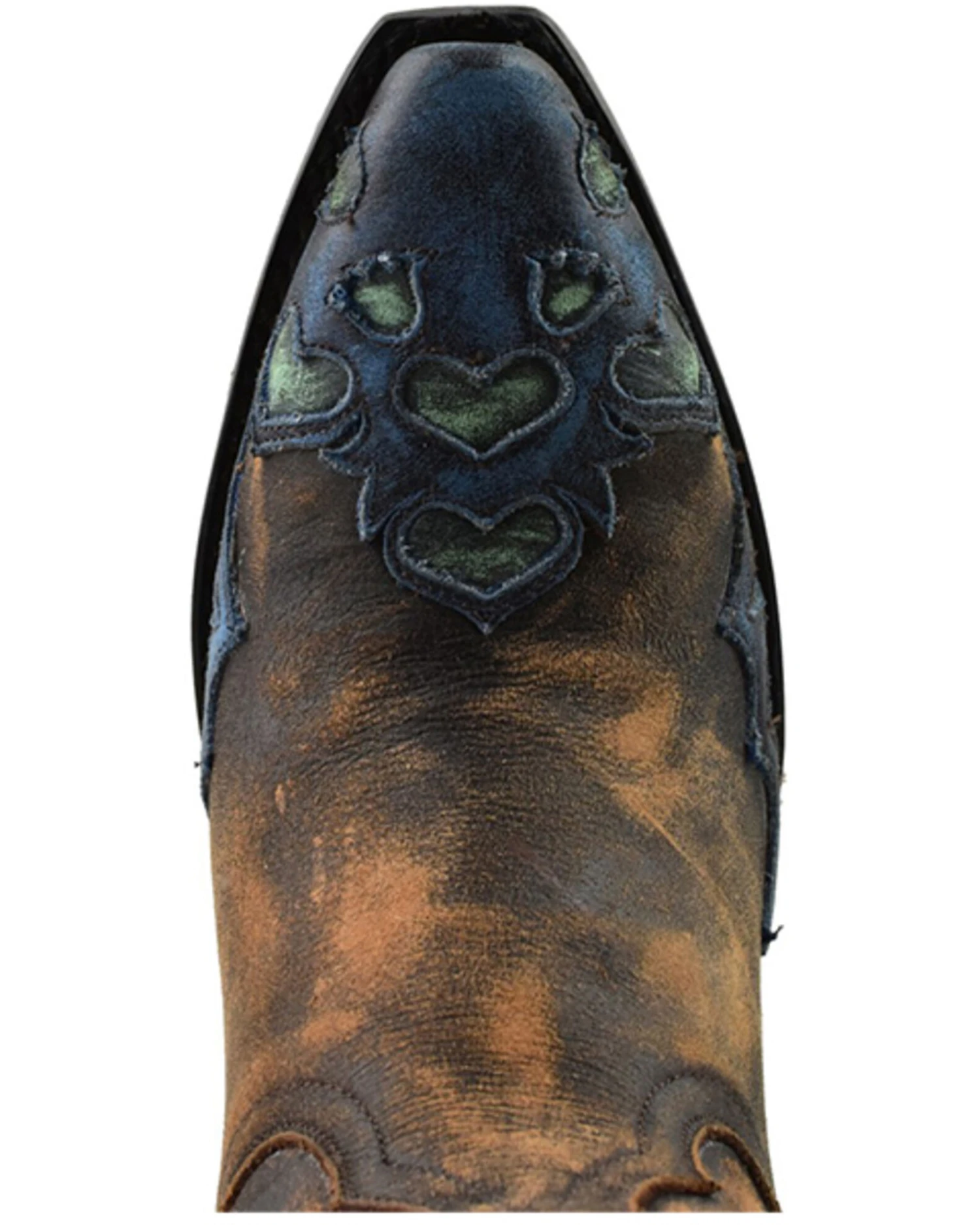 Dan Post Women's Humming Bird Heart And Floral Inlay Western Boots - Snip Toe 6 Dan Post Women's Humming Bird Heart And Floral Inlay Western Boots - Snip Toe - Image 6