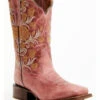 Dan Post Women's Athena Floral Embroidered Western Performance Boots - Broad Square Toe