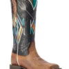 Ariat Women's Frontier Chimayo Ancient Southwestern Embroidered Western Boots - Broad Square Toe 